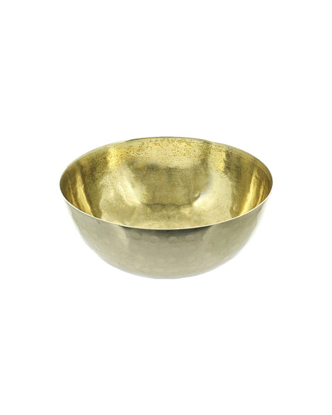 Hammered Gold Pinch Pot